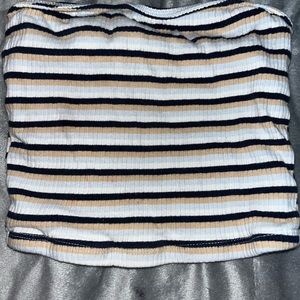 Striped Hollister Tube Top